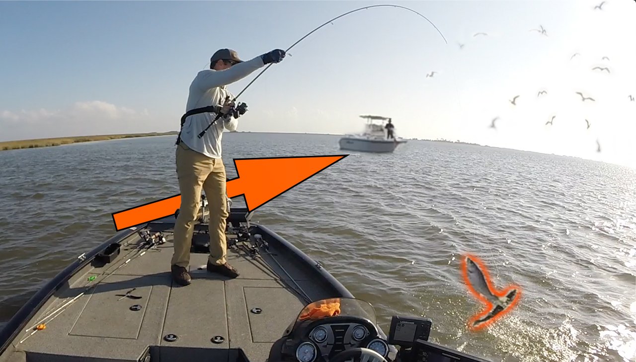 Boat Runs Over The Speckled Trout Action (But It's All Good)