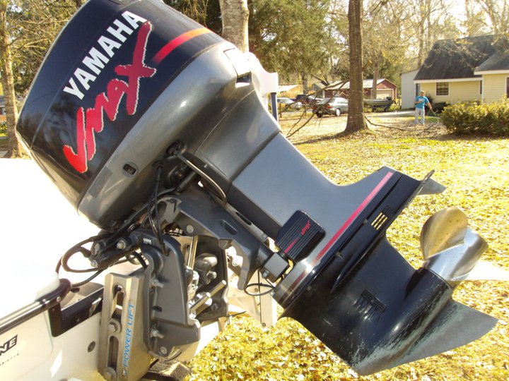 steel prop propeller on Yamaha VMAX