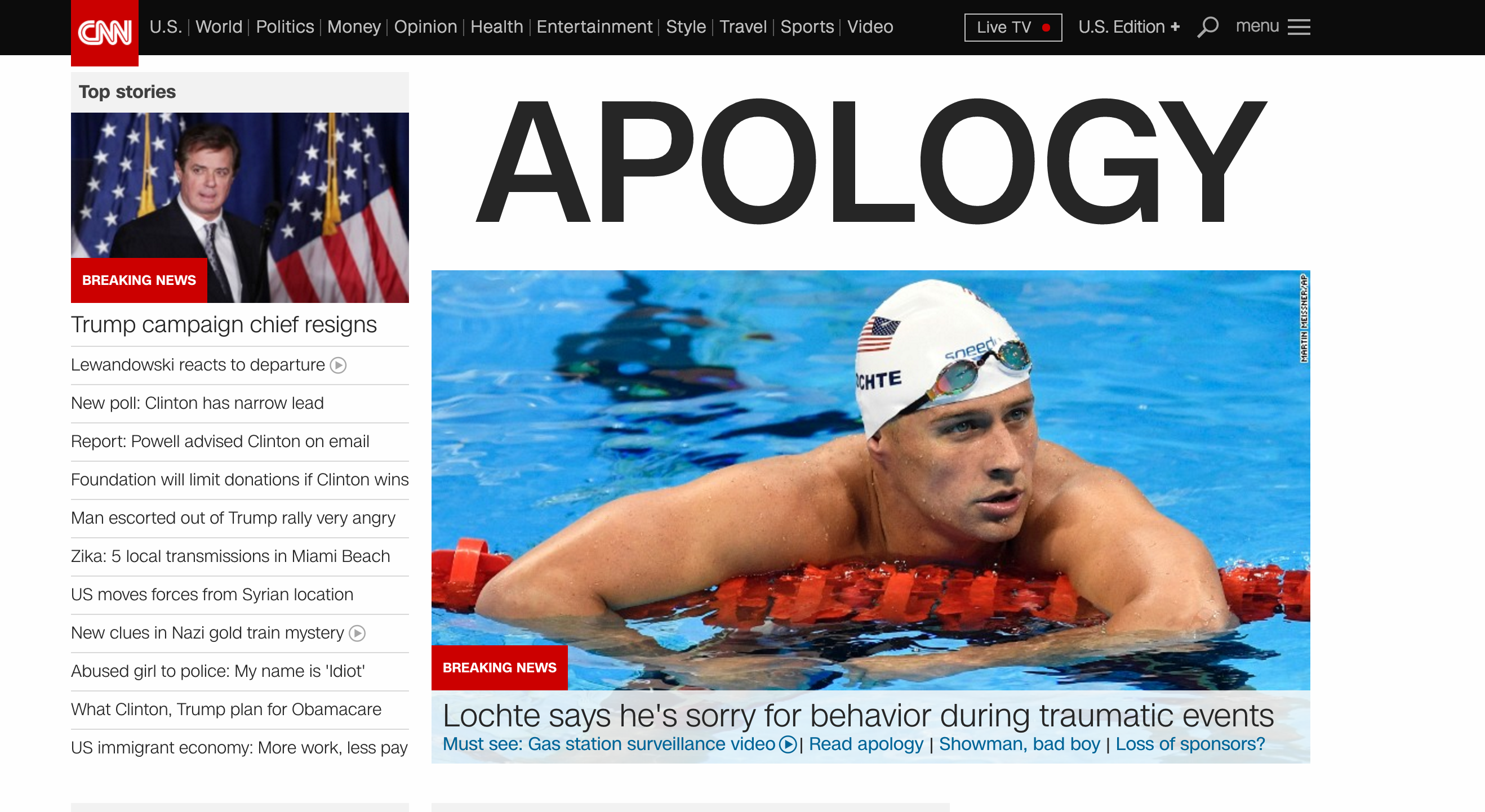 CNN Flood of Louisiana 2016
