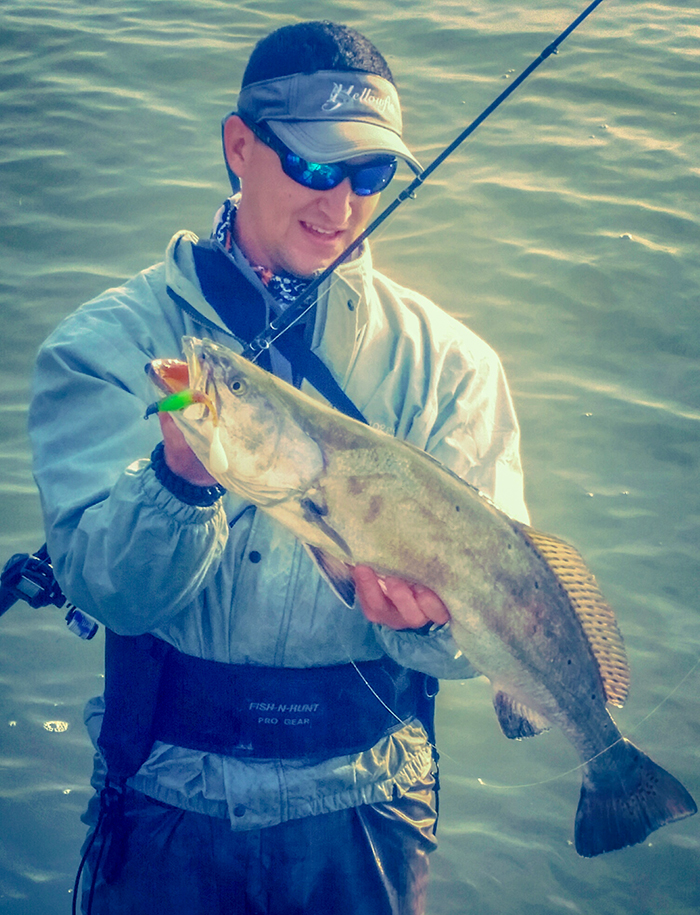 Chris Bush 9lb speckled trout