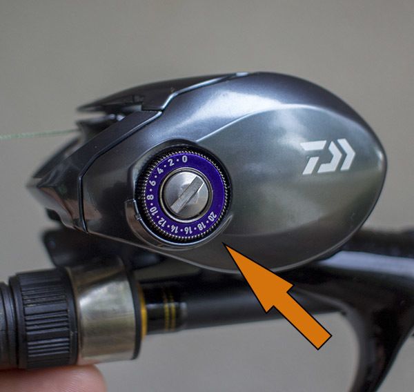 Daiwa Tatula SV sideplate