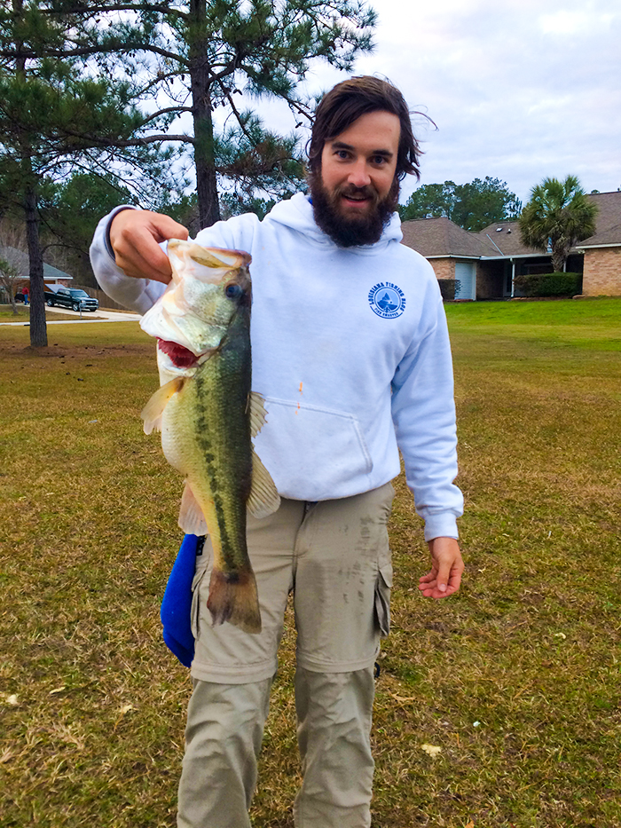 devin denman largemouth bass pearl river louisiana