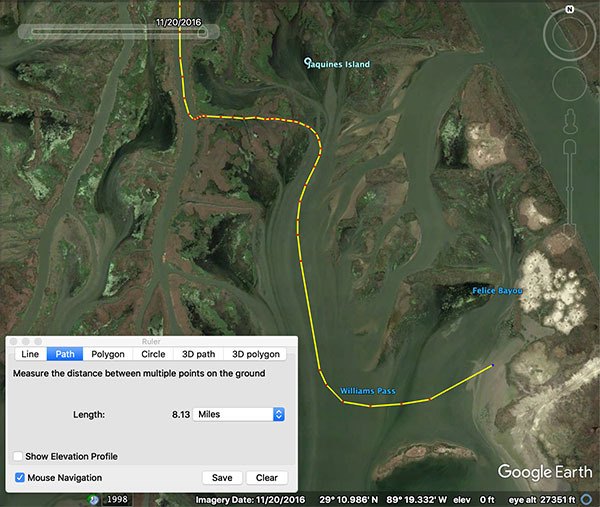 pointe aux chenes route planning