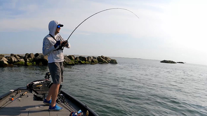 Fourchon Barges biting speckled trout Fourchon Barges biting speckled trout