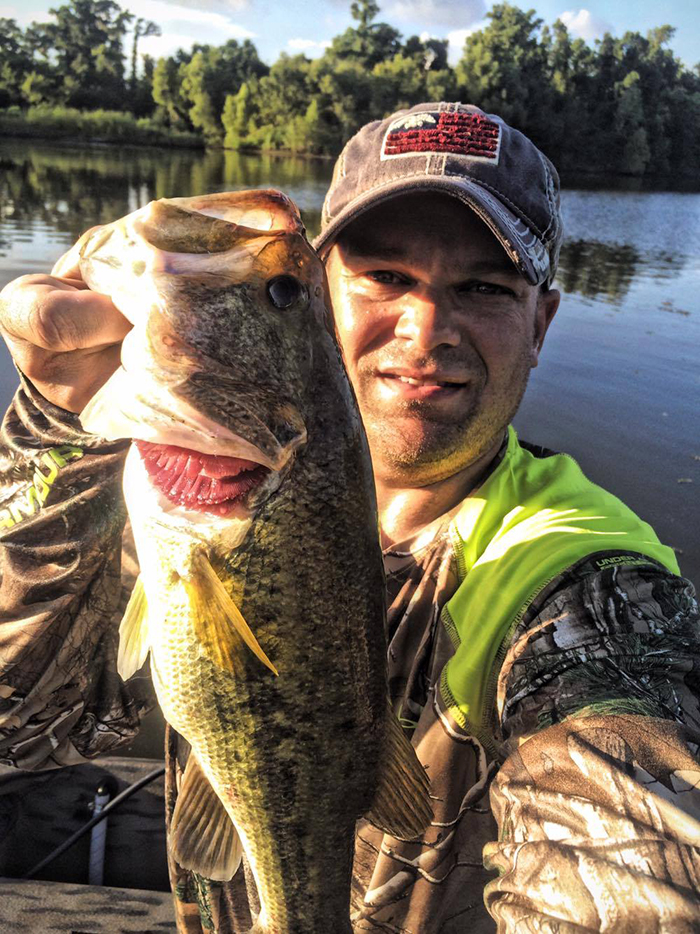 gabe minnich largemouth bass angler louisiana