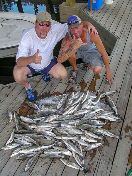 Happy Fishing Charter Customers