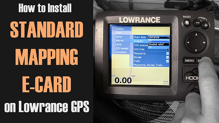 How To Install Standard Mapping E-Card In Lowrance GPS