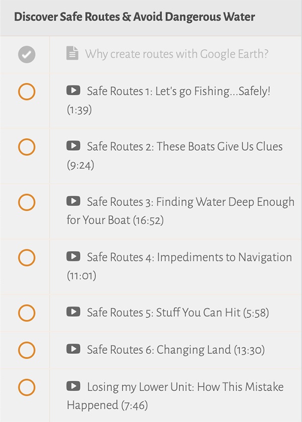 Inshore Fishing 101 Safe Routes