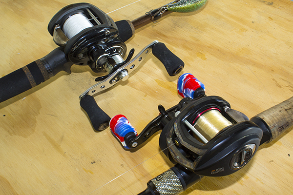 length of throw comparison baitcaster reel handle