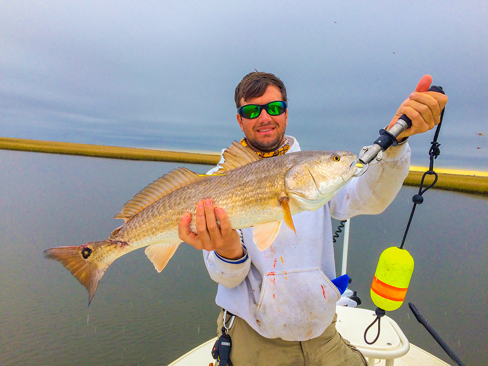 Redfish Caught Using Breakline Polarized Sunglasses redfish sight fishing breakline polarized sunglasses