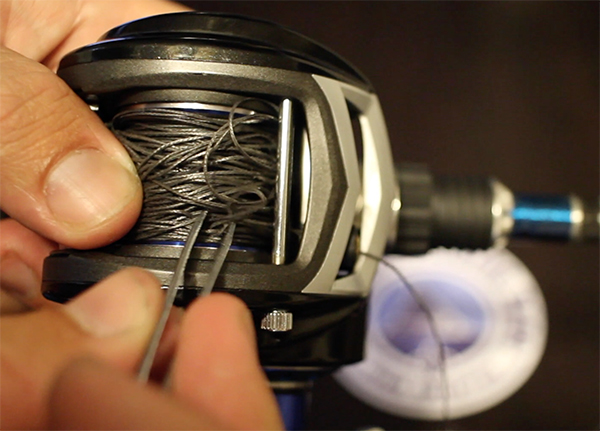 Use Tweezers to clear out baitcaster backlash copy
