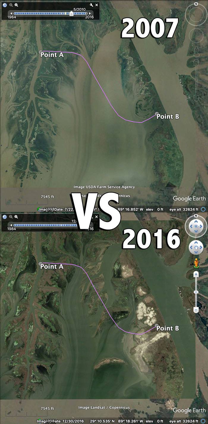 Venice West Bay 2007 vs 2016