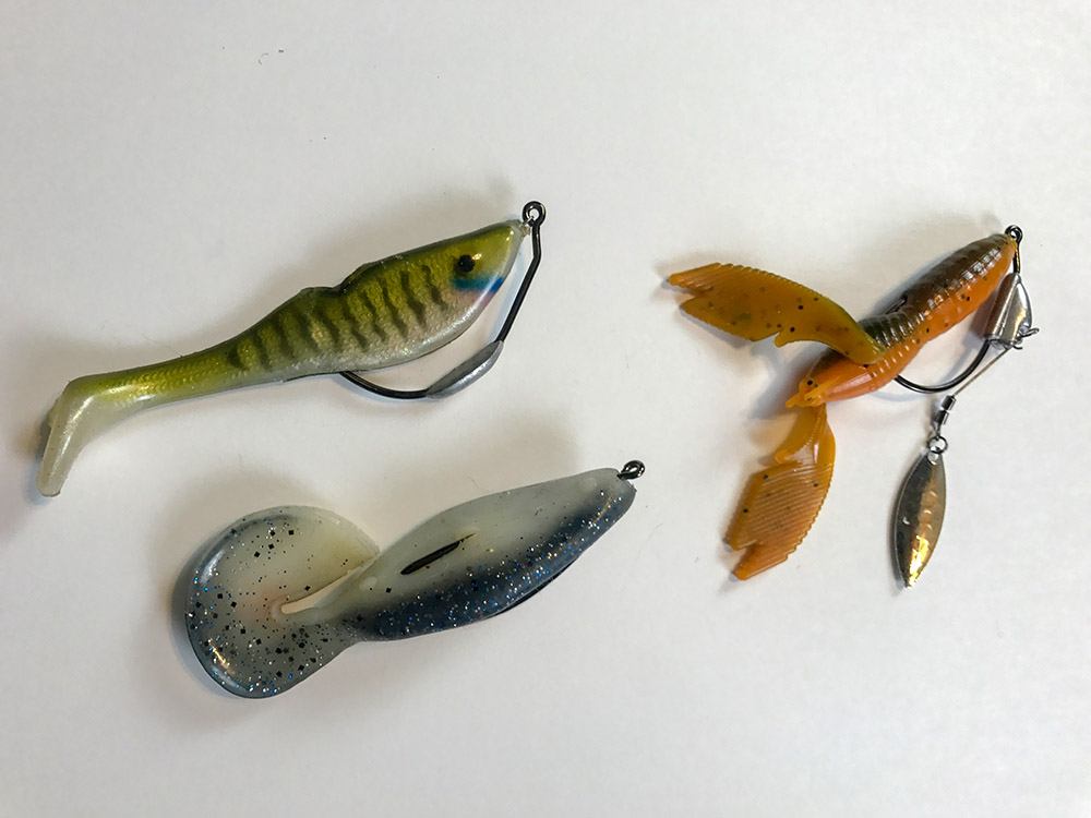 Weedless Lures that are skin hooked