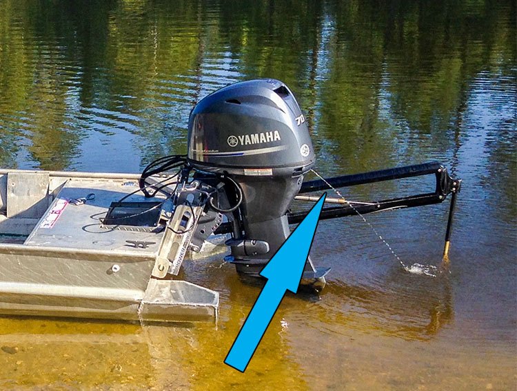 Yamaha Outboard Motor Peeing