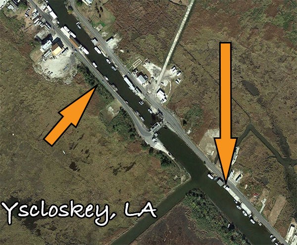 Yscloskey Louisiana Fishing Spots