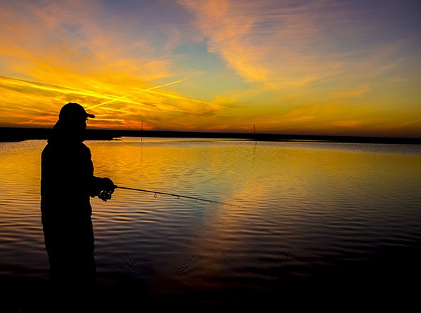 beautiful louisiana marsh sunset