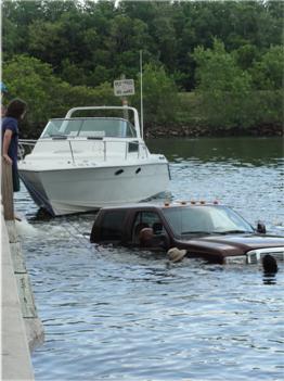 boat launch blooper