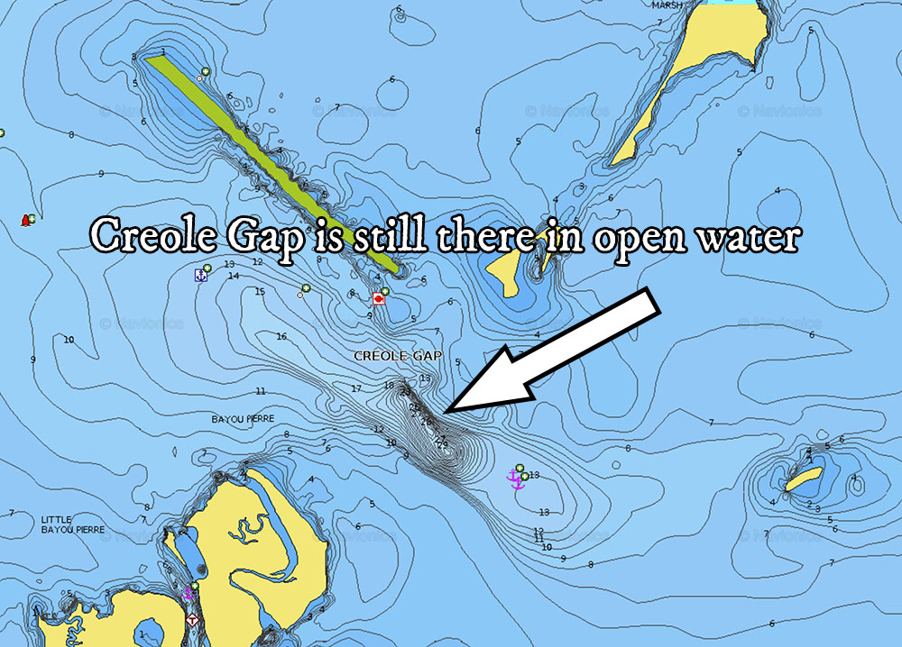 creole gap key navionics east biloxi marsh