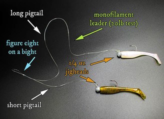 How To Tie & Fish A Double Rig For Speckled Trout