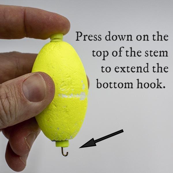 speckled trout rig clip on egg cork