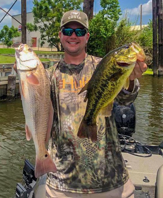 jamie redfish bass Redfish and Bass in Louisiana