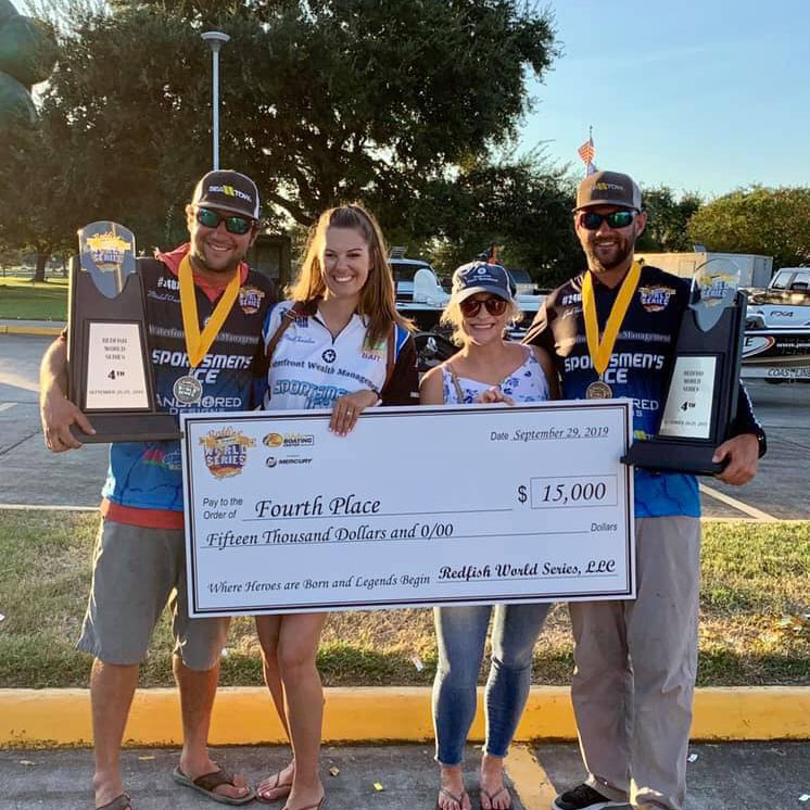 Josh Hall Redfish Tournament Check