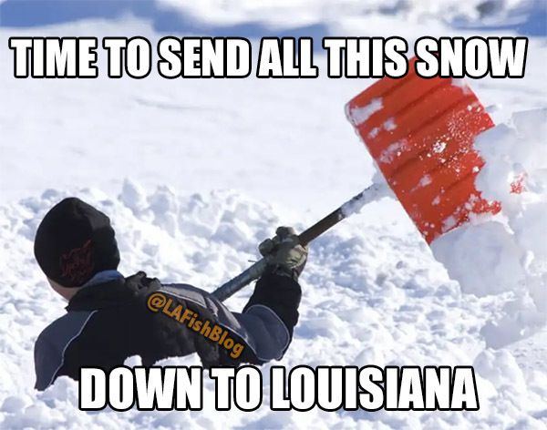 louisiana snow melt