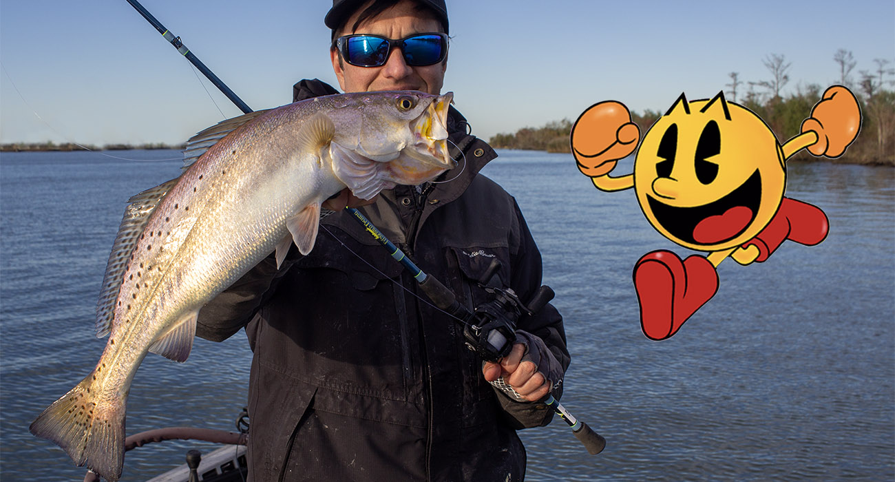 Catch Winter Speckled Trout Using The PacMan Pattern