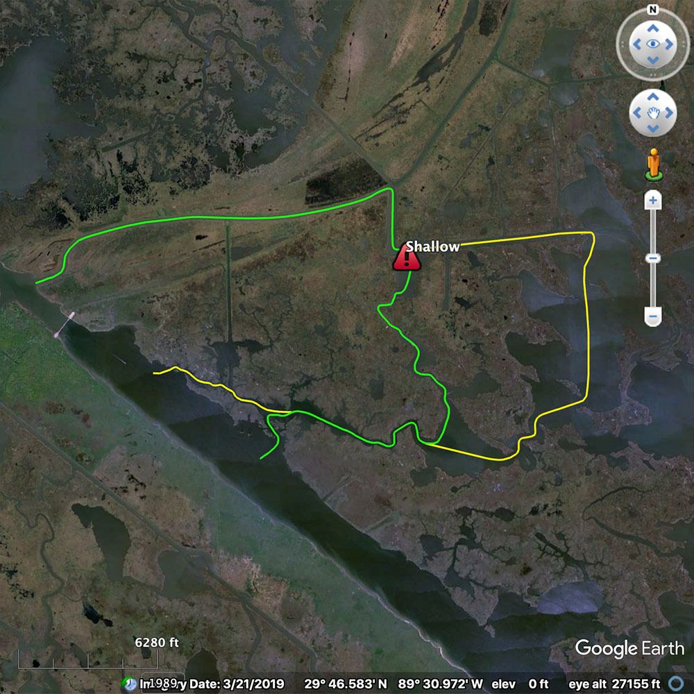 route around mrgo rock dam how to get around