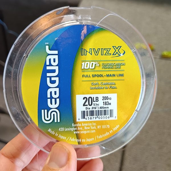 seaguar invizx fishing line for tie popping cork seaguar invizx fishing line for tie popping cork