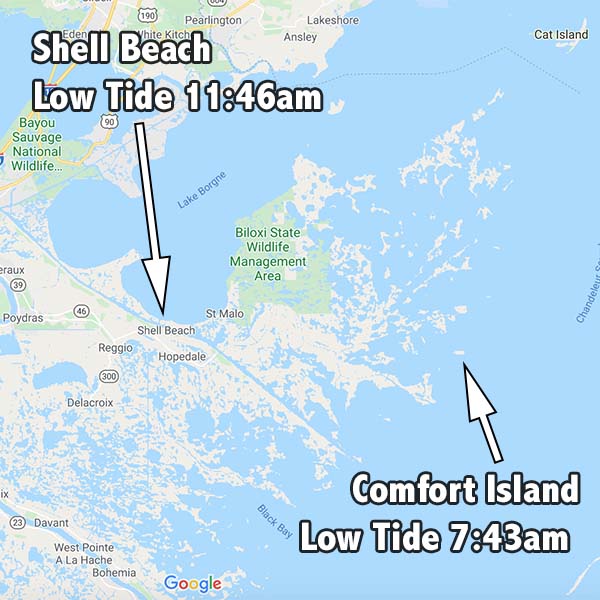 tide tables for speckled trout