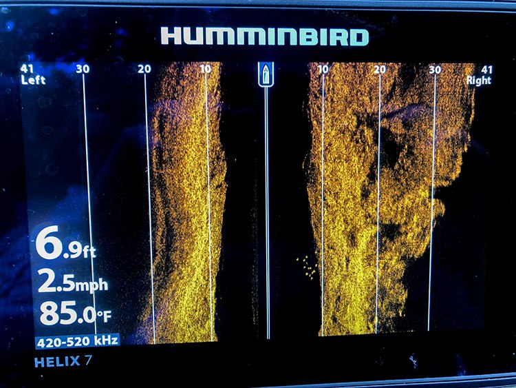 side imaging sonar humminbird helix 7