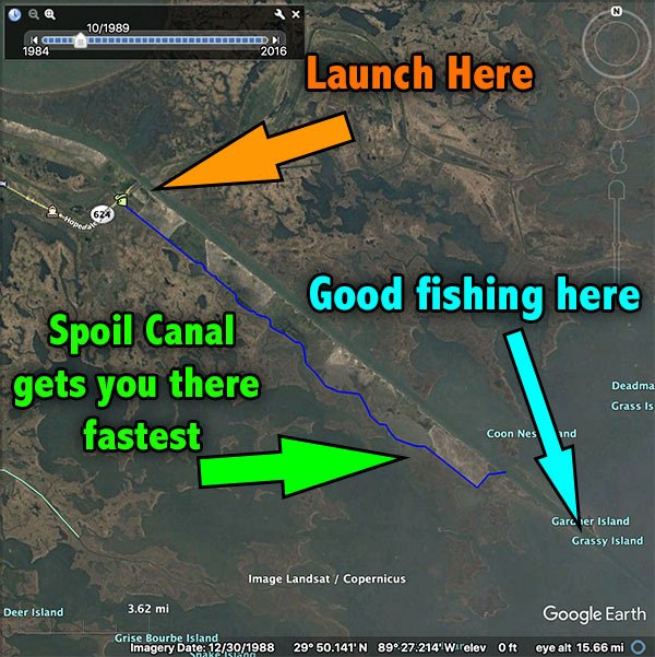 spoil canal fastest route
