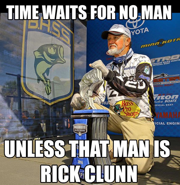 time waits for rick clunn