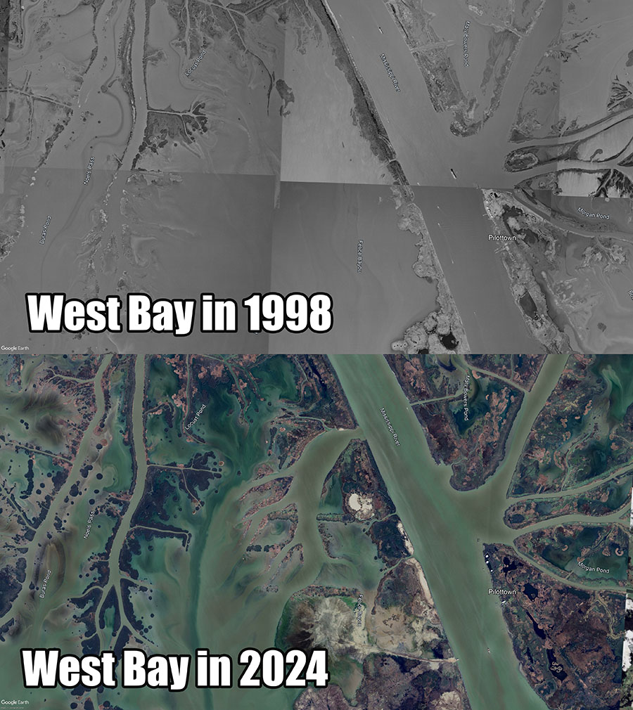 west bay 1998 vs 2024 west bay 1998 vs 2024