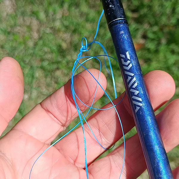 wind knot in braided fishing line wind knot in braided fishing line